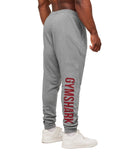 Power Wordmark Joggers oversized fit Charcoal Core Marl - Unmatched Kicks - GYMSHARK