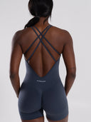 Pump Bodysuit - Dusty Navy - Unmatched Supply-Women's Seamless Bodysuit