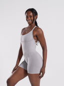 Pump Bodysuit - LT Heather - Unmatched Supply-Women's Seamless Bodysuit