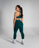 Pump High Rise Legging - Dark Teal - Unmatched Supply-Women's Seamless Legging