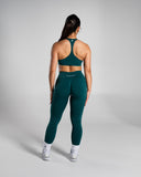 Pump High Rise Legging - Dark Teal - Unmatched Supply-Women's Seamless Legging