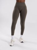 Pump High Rise Legging - Khaki - Unmatched Supply-Women's Seamless Legging