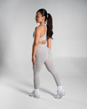 Pump High Rise Legging - LT Heather - Unmatched Supply-Women's Seamless Legging