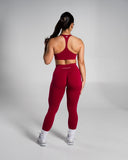 Pump High Rise Legging - Strawberry Jam - Unmatched Supply-Women's Seamless Legging