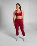Pump High Rise Legging - Strawberry Jam - Unmatched Supply-Women's Seamless Legging