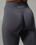 Pump High Rise Legging - Thunderstorm - Unmatched Supply-Women's Seamless Legging