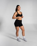 Pump High Rise Short - Black - Unmatched Supply-Women's Seamless Short