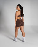 Pump High Rise Short - Cedar - Unmatched Supply-Women's Seamless Short