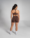 Pump High Rise Short - Cedar - Unmatched Supply-Women's Seamless Short
