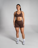 Pump High Rise Short - Cedar - Unmatched Supply-Women's Seamless Short