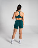 Pump High Rise Short - Dark Teal - Unmatched Supply-Women's Seamless Short