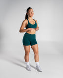 Pump High Rise Short - Dark Teal - Unmatched Supply-Women's Seamless Short