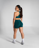 Pump High Rise Short - Dark Teal - Unmatched Supply-Women's Seamless Short