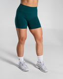 Pump High Rise Short - Dark Teal - Unmatched Supply-Women's Seamless Short