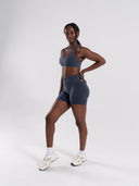 Pump High Rise Short - Dusty Navy - Unmatched Supply-Women's Seamless Short
