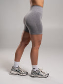 Pump High Rise Short - Heather Grey - Unmatched Supply-Women's Seamless Short