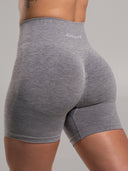 Pump High Rise Short - Heather Grey - Unmatched Supply-Women's Seamless Short