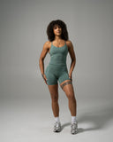 Pump High Rise Short - Juniper Green - Unmatched Supply-Women's Seamless Short