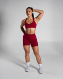 Pump High Rise Short - Strawberry Jam - Unmatched Supply-Women's Seamless Short