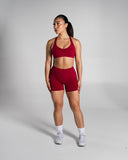 Pump High Rise Short - Strawberry Jam - Unmatched Supply-Women's Seamless Short