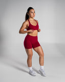 Pump High Rise Short - Strawberry Jam - Unmatched Supply-Women's Seamless Short