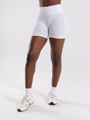 Pump High Rise Short - White - Unmatched Supply-Women's Seamless Short