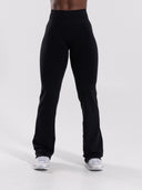 Pump Mid Rise Flared Pant - Black - Unmatched Supply-Women's Seamless Flared Pant