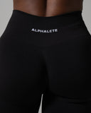 Pump Mid Rise Flared Pant Long - Black - Unmatched Supply-Women’s Seamless Flared Pant