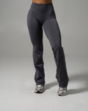 Pump Mid Rise Flared Pant - Thunderstorm - Unmatched Supply-Women’s Seamless Flared Pant