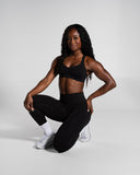 Pump Mid Rise Legging - Black - Unmatched Supply-Women's Seamless Legging