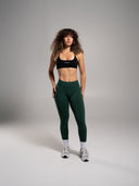Pump Mid Rise Legging - Court Green - Unmatched Supply-Women's Seamless Legging