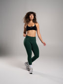 Pump Mid Rise Legging - Court Green - Unmatched Supply-Women's Seamless Legging