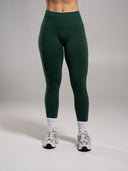 Pump Mid Rise Legging - Court Green - Unmatched Supply-Women's Seamless Legging