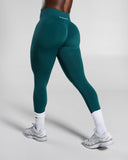 Pump Mid Rise Legging - Dark Teal - Unmatched Supply-Women's Seamless Legging