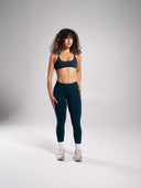 Pump Mid Rise Legging - Deep Sea - Unmatched Supply-Women's Seamless Legging