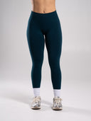 Pump Mid Rise Legging - Deep Sea - Unmatched Supply-Women's Seamless Legging