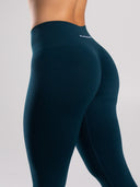 Pump Mid Rise Legging - Deep Sea - Unmatched Supply-Women's Seamless Legging