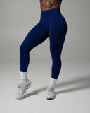 Pump Mid Rise Legging - Indigo - Unmatched Supply-Women's Seamless Legging
