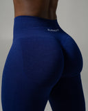 Pump Mid Rise Legging - Indigo - Unmatched Supply-Women's Seamless Legging