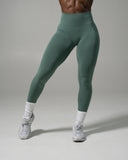 Pump Mid Rise Legging - Juniper Green - Unmatched Supply-Women's Seamless Legging
