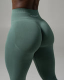 Pump Mid Rise Legging - Juniper Green - Unmatched Supply-Women's Seamless Legging