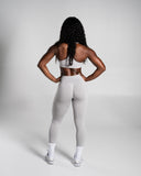 Pump Mid Rise Legging - LT Heather - Unmatched Supply-Women's Seamless Legging