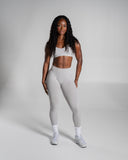 Pump Mid Rise Legging - LT Heather - Unmatched Supply-Women's Seamless Legging