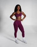 Pump Mid Rise Legging - Mulberry - Unmatched Supply-Women's Seamless Legging
