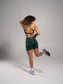 Pump Mid Rise Short - Court Green - Unmatched Supply-Women's Seamless Short