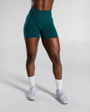 Pump Mid Rise Short - Dark Teal - Unmatched Supply-Women's Seamless Short