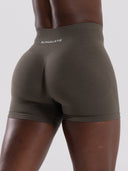 Pump Mid Rise Short - Khaki - Unmatched Supply-Women's Seamless Short