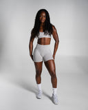 Pump Mid Rise Short - LT Heather - Unmatched Supply-Women's Seamless Short