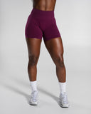 Pump Mid Rise Short - Mulberry - Unmatched Supply-Women's Seamless Short