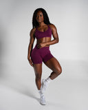 Pump Mid Rise Short - Mulberry - Unmatched Supply-Women's Seamless Short